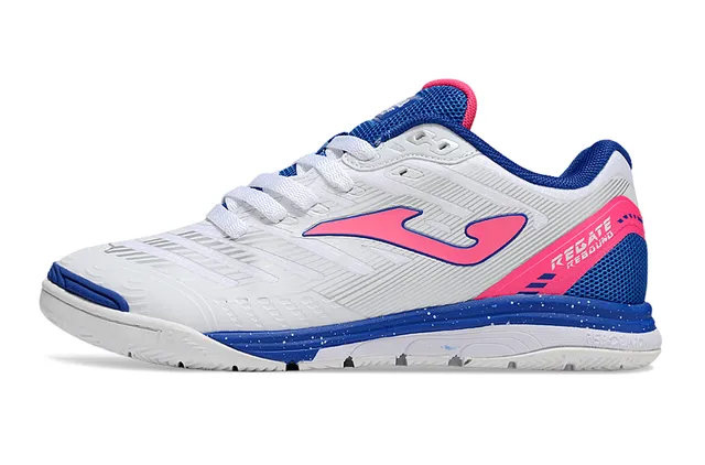 Joma Regate White Blue Low-Top Synthetic-Mesh Upper Sneakers