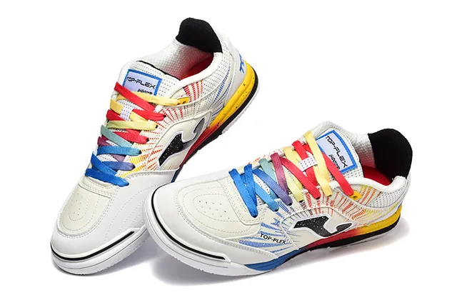 Joma Rebound Multicolor Black Geometric Color-Blocked Upper Synthetic Mesh And TPU Overlays Sneakers