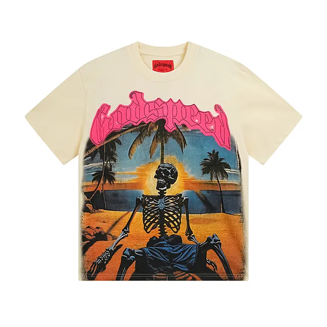 Godspeed Graphic-Print Crew-Neck Short-Sleeve T-Shirt