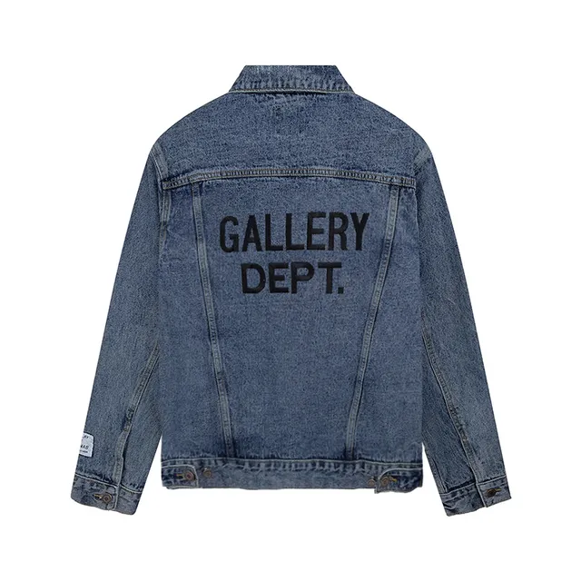 Gallery Dept Classic Medium-Wash Distressed Denim Jacket