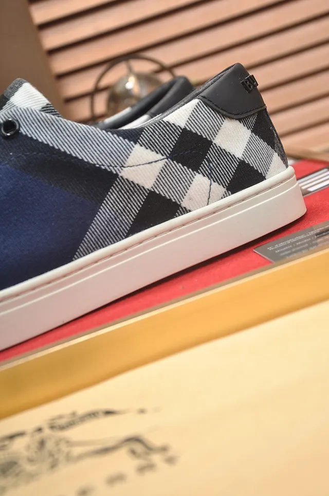 Burberry House Check Canvas Low-Top Lifestyle Sneakers