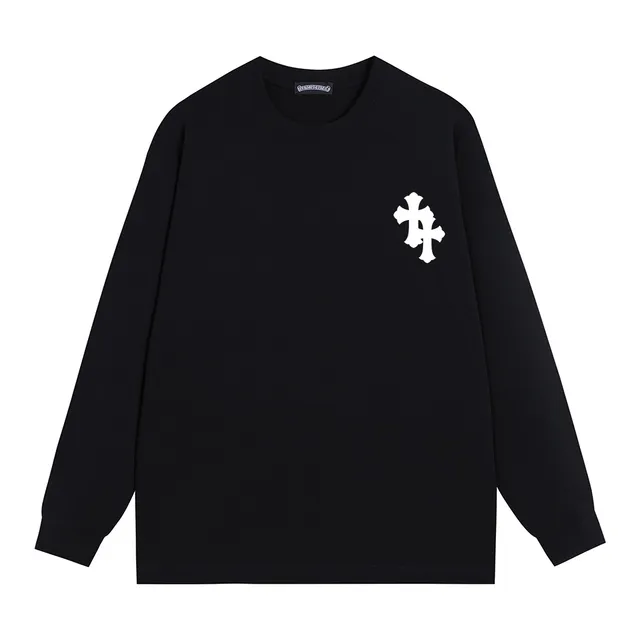 Comme des Garçons PLAY White Black Long-Sleeve Crewneck T-Shirt