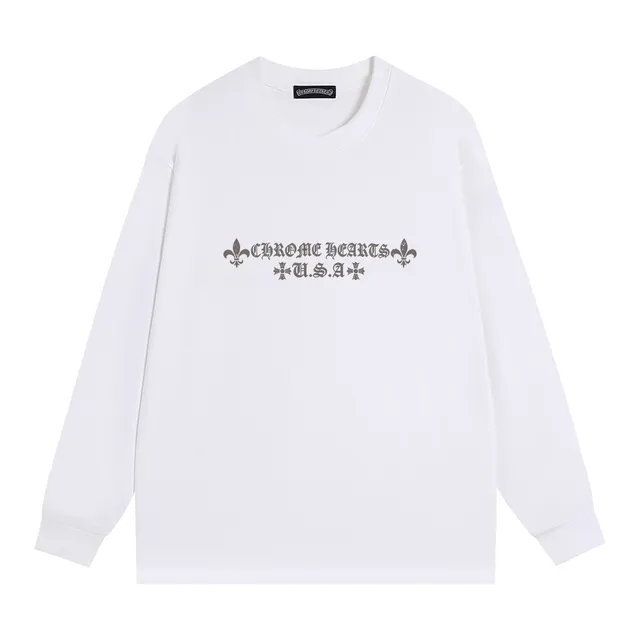 Chrome Hearts Cross Logo Long-Sleeve Black T-Shirt