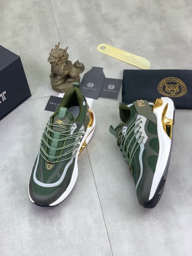 Philipp Plein Airpressure Gen.K04 Olive Green Lifestyle Sneaker