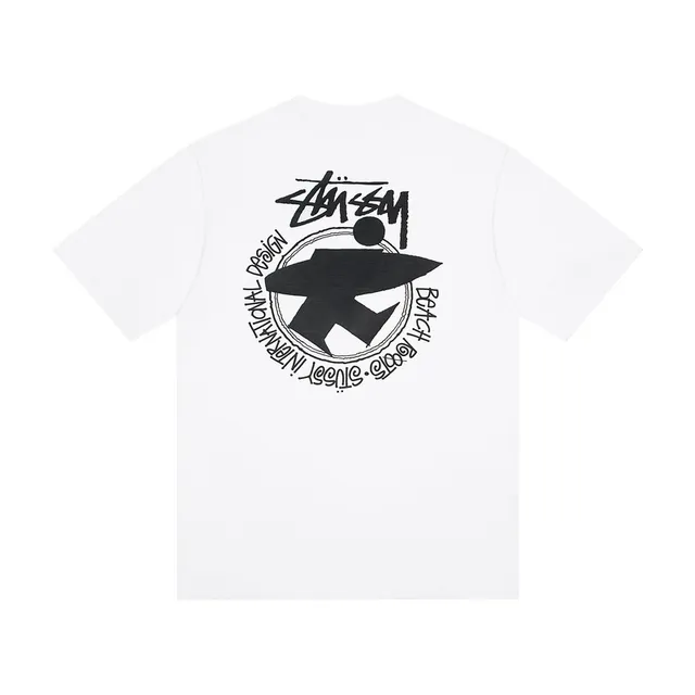Stussy Circle Logo Graphic T-Shirt