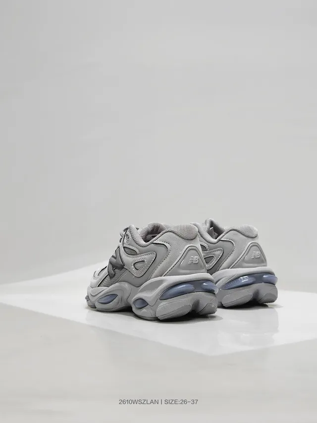 New Balance 9060 Gray and Black Chunky Sneakers