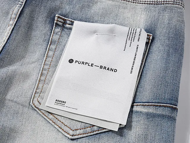Purple Brand Distressed Light-Wash Paint-Splatter Jeans