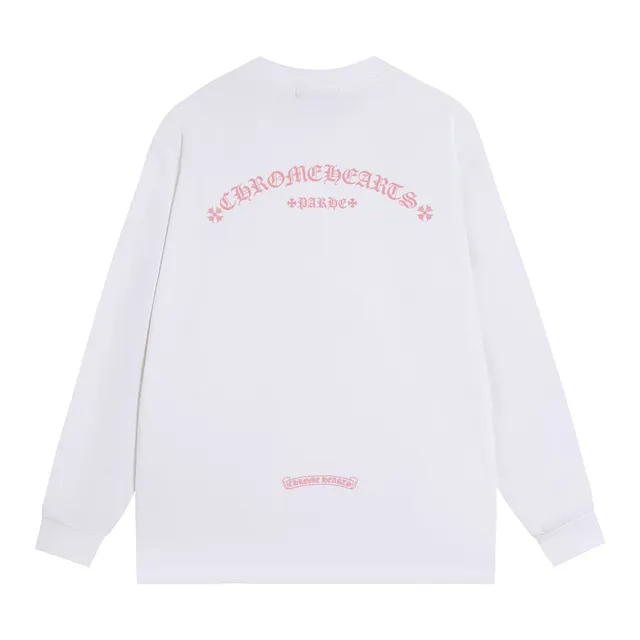 Chrome Hearts Paris Embroidered Back Long-Sleeve T-Shirt