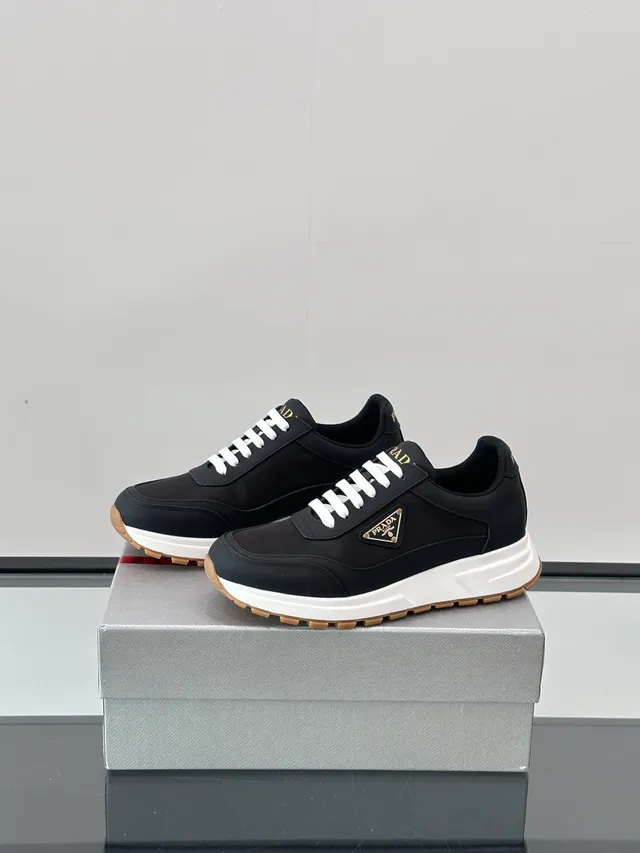 Prada Cloudbust Black White Gum Lifestyle Sneakers