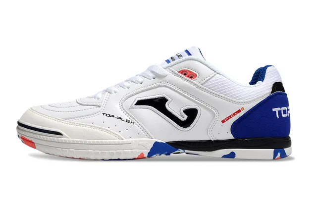 Joma Top-Plex White Blue Synthetic Upper Sneakers
