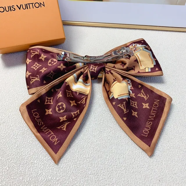 Louis Vuitton Monogram Print Silk Scarf