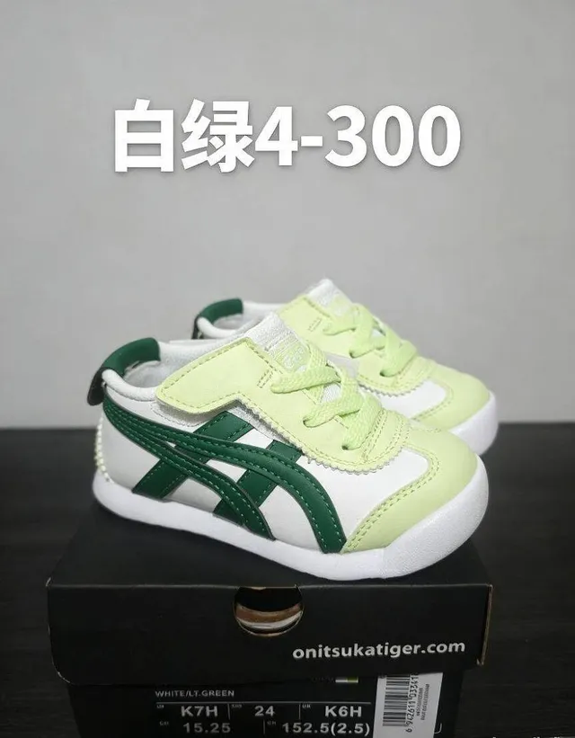 Onitsuka Tiger Pink White Low-Top Velcro Strap Lifestyle Sneakers