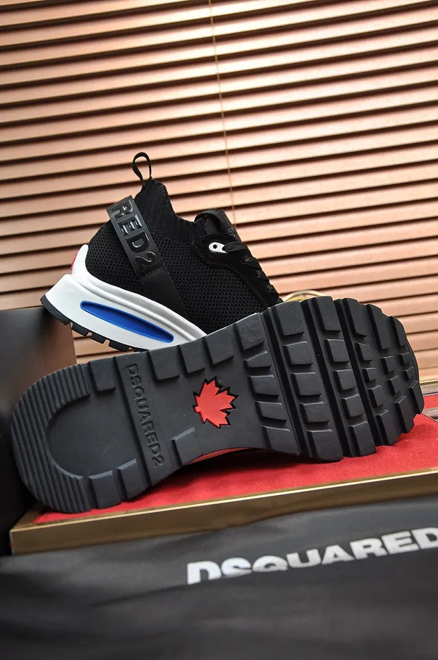 Dsquared2 ICON Black and White Chunky Sneakers