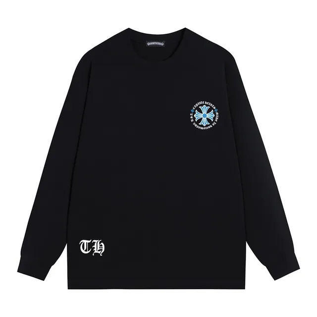 Chrome Hearts Cross Motif Graphic Long-Sleeve T-Shirt