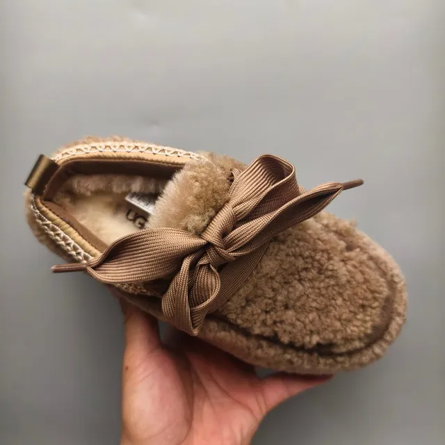 UGG Tasman Tan Shearling Platform Loafer