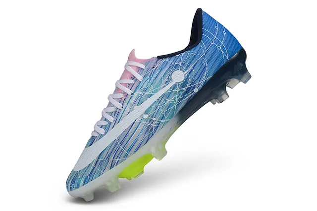 Nike Mercurial Vapor Blue Multicolor Low-Cut Synthetic Upper Firm-Ground Soccer Shoes