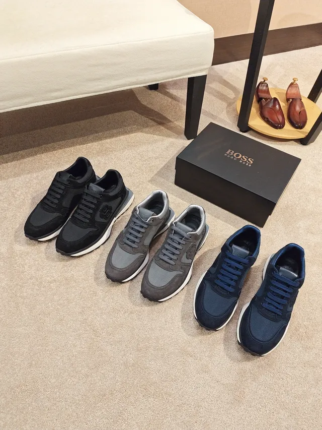 Black Suede and Mesh Low-Top Lifestyle Sneaker