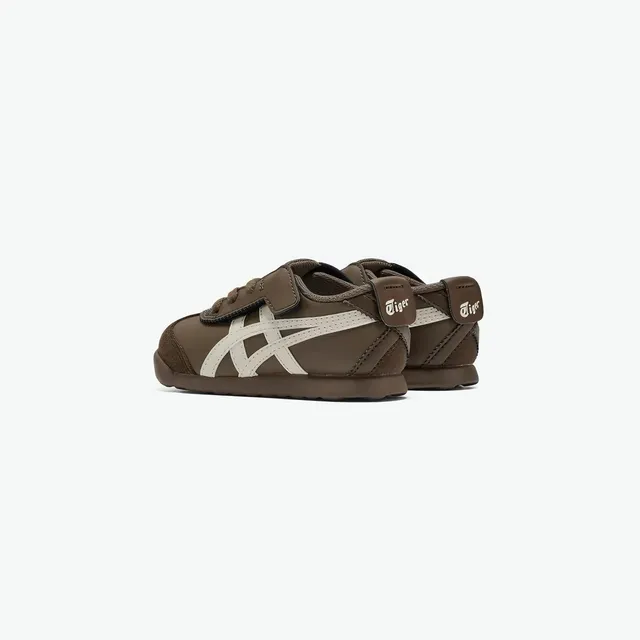 ASICS Beige Green Low-Top Lace-Up Lifestyle Sneakers