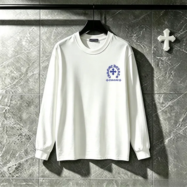 Chrome Hearts Graphic Print Black Long-Sleeve T-Shirt
