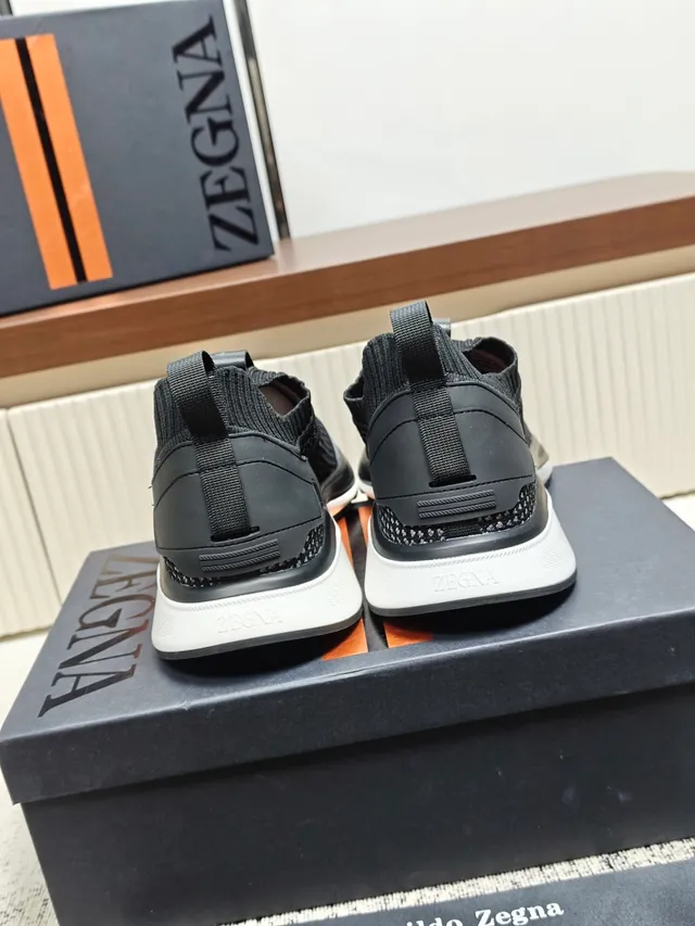 Zegna Knit Slip-On Lifestyle Sneakers