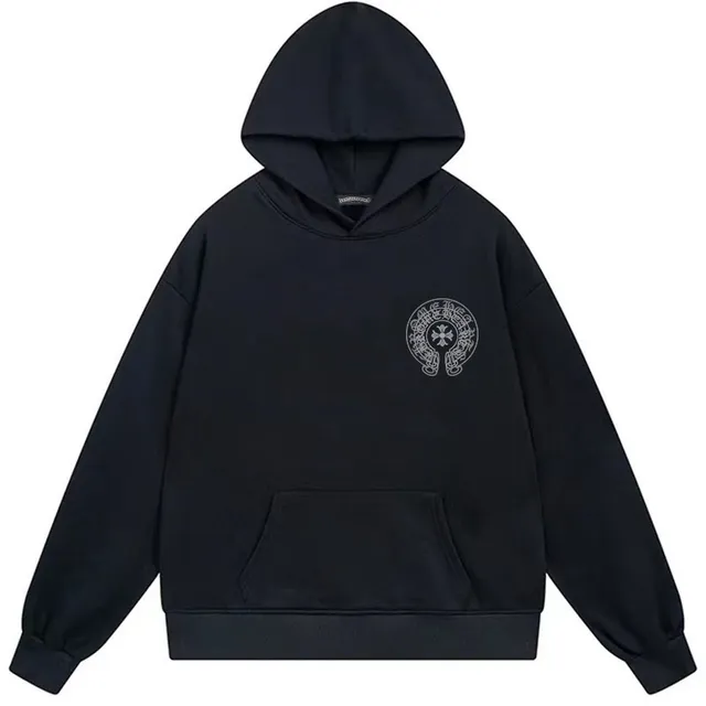 Chrome Hearts Graphic Back Black Hoodie