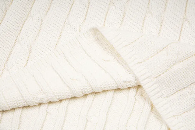 Polo Ralph Lauren Beige Navy Cable-Knit Sleeveless Polo Shirt