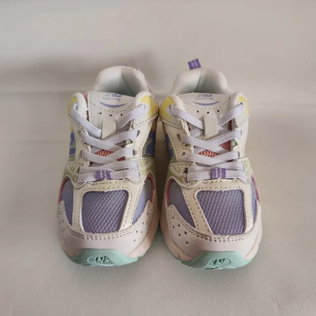 New Balance 9060 Beige Silver Chunky Sneakers
