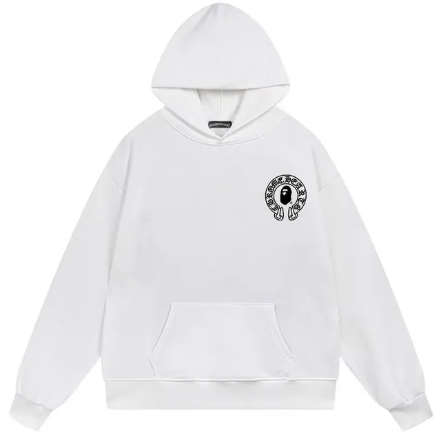 A Bathing Ape x Chrome Hearts Baby Milo Oversized Black Hoodie