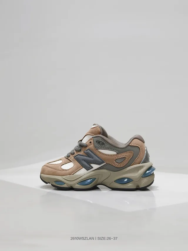 New Balance 9060 Gray and Black Chunky Sneakers