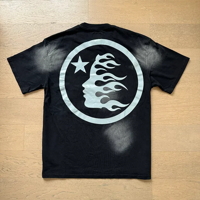 Hellstar Flame Graphic Black and Blue Tracksuit