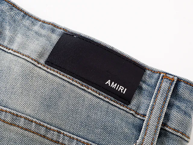 Blue Black Light-Wash Distressed Denim Mid-Thigh Length Shorts