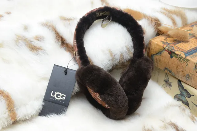 UGG Tasman Shearling Ear Warmers Multicolor Beanie