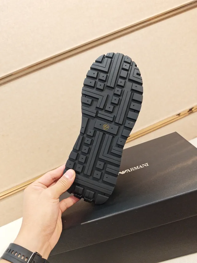 Armani Exchange AX Monogram Gray and White Lifestyle Sneakers