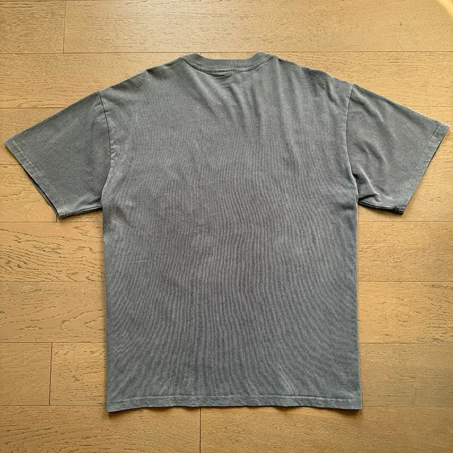 Vale Forever Distressed Religious Graphic Gray T-Shirt