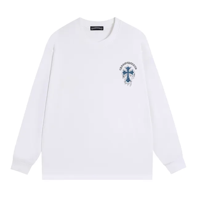 Chrome Hearts Cross Graphic Black Long-Sleeve T-Shirt