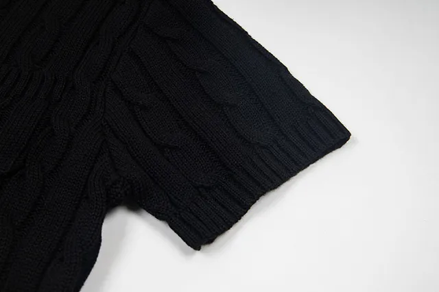 Polo Ralph Lauren Cable Knit Short-Sleeve Sweater