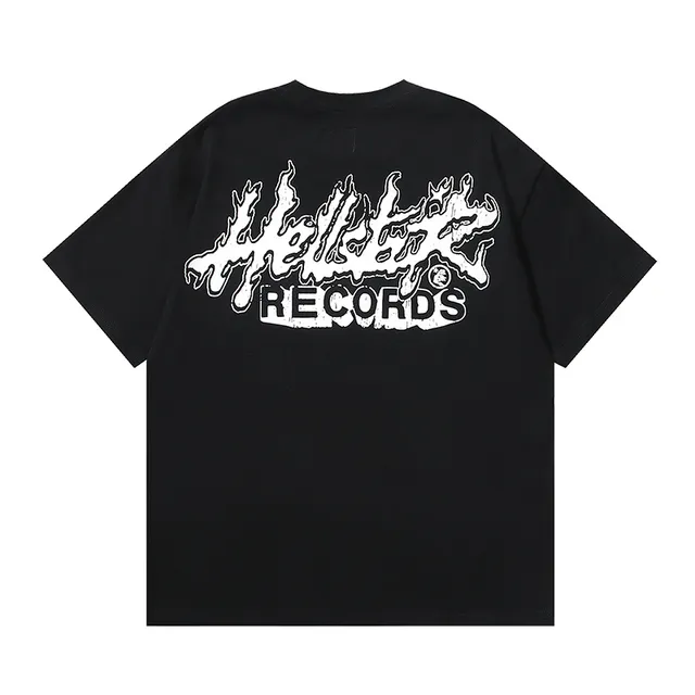 Hellstar Graphic Flame Print Oversized T-Shirt