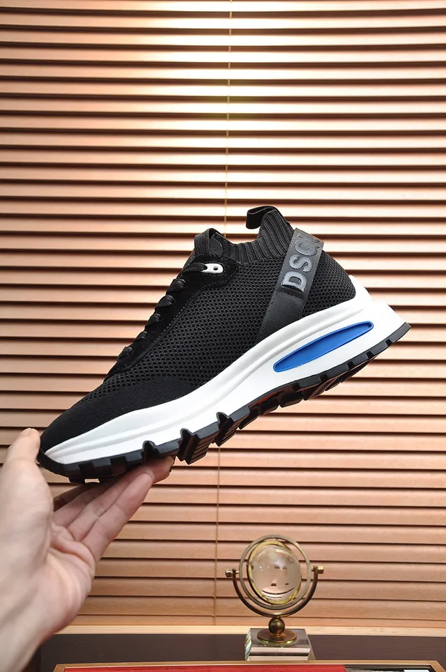 Dsquared2 ICON Black and White Chunky Sneakers