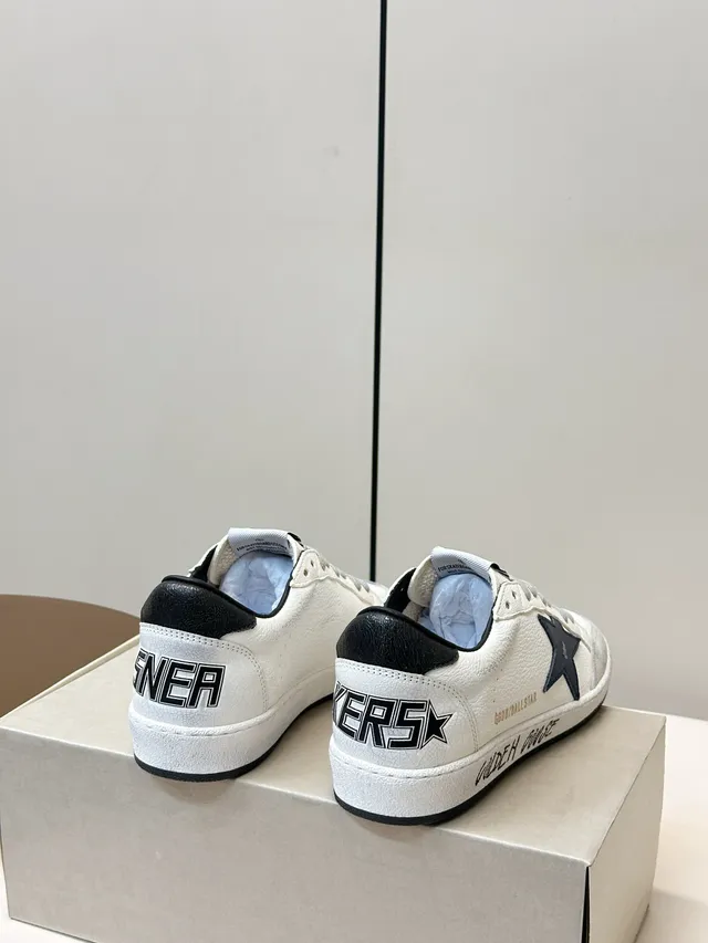 Golden Goose Ball Star White Navy Star Lifestyle Sneakers