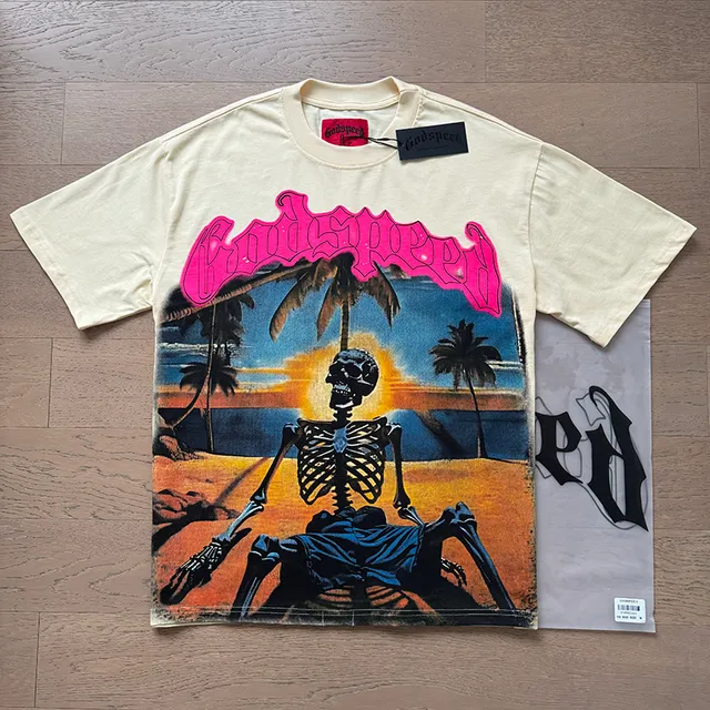 Godspeed Graphic-Print Crew-Neck Short-Sleeve T-Shirt