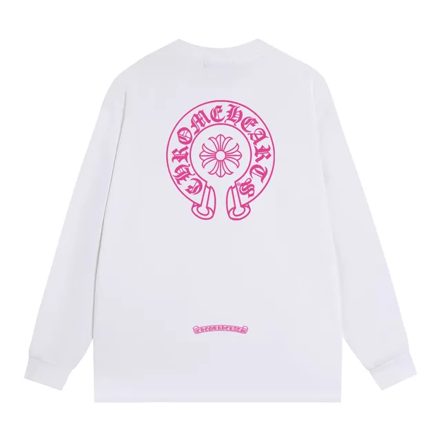 Chrome Hearts Graphic Print Long-Sleeve Crewneck T-Shirt