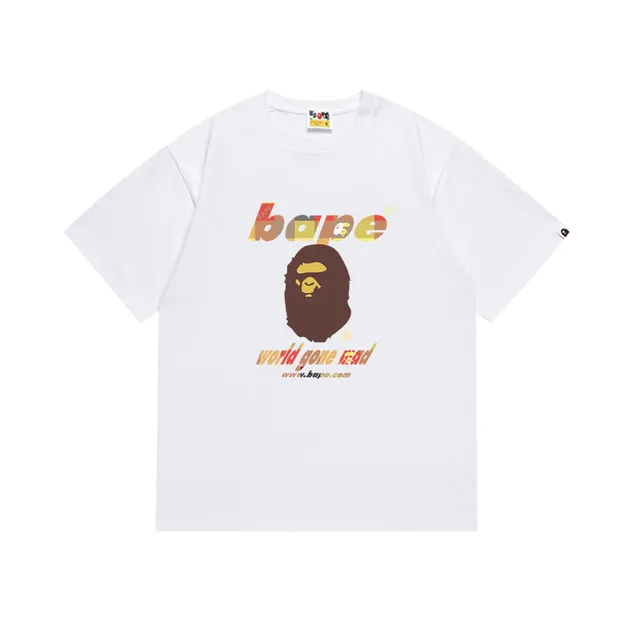 A Bathing Ape World Gone Mad Graphic Black T-Shirt
