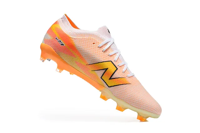 New Balance Furon Gradient Peach Orange Firm-Ground Soccer Shoes