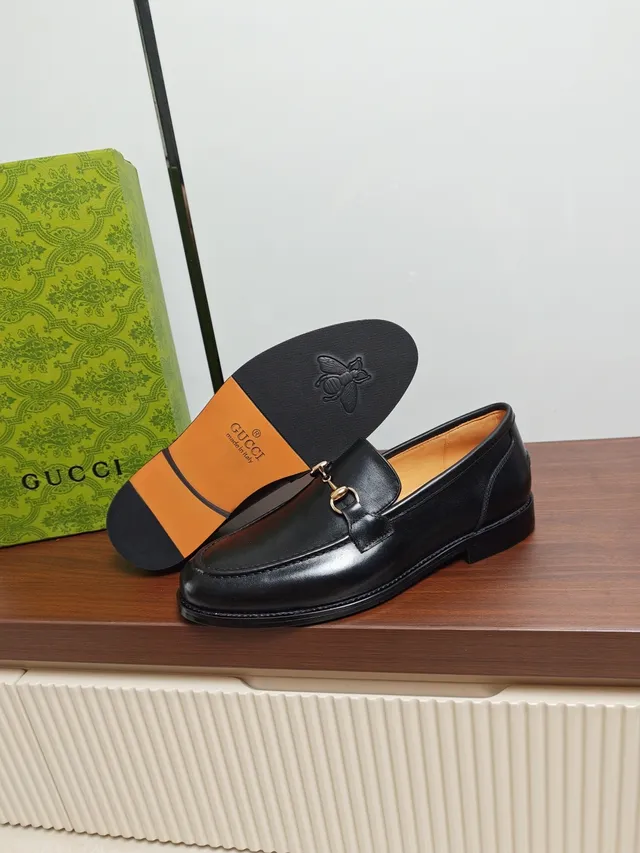 Gucci Horsebit 1955 Black Leather Horsebit Loafers