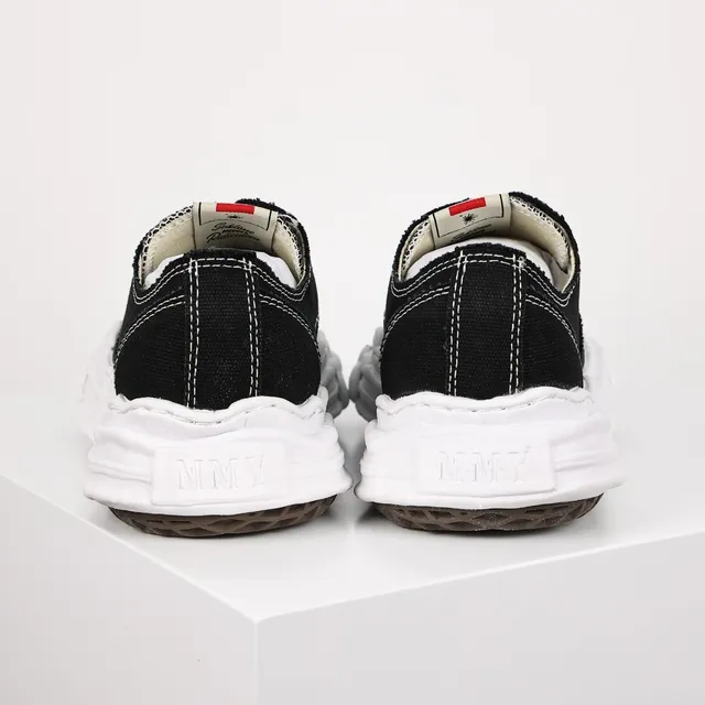 Maison Margiela Black White Deconstructed Oversized Sole Lifestyle Sneakers