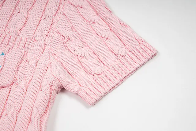 Polo Ralph Lauren Cable Knit Short-Sleeve Sweater