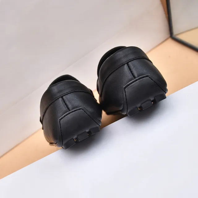 Coach Penny Loafer Black Brown Signature C Monogram Canvas Loafer