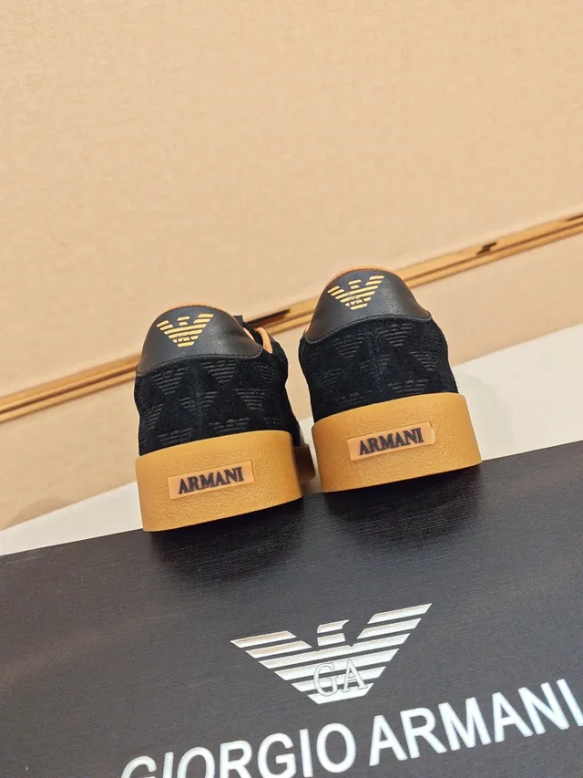 Emporio Armani Black Eagle Jacquard Lifestyle Sneaker