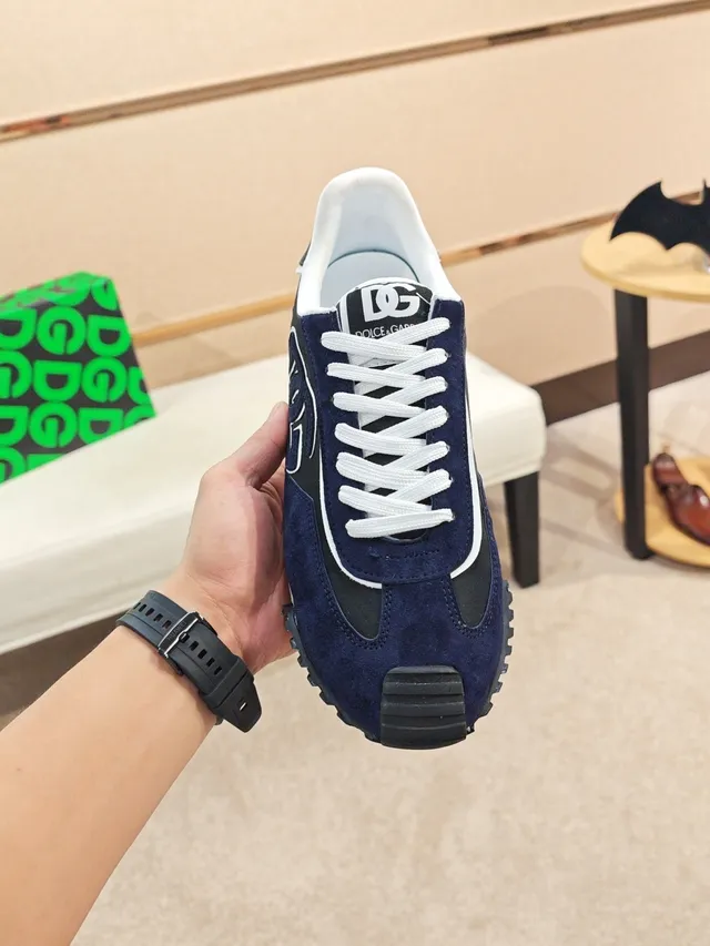 DC Shoes Navy and Black Logo Lifestyle Sneakers