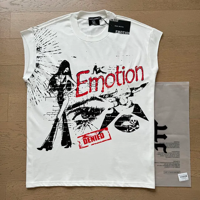 White Graphic-Print Sleeveless Cropped Vest Top